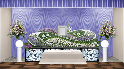 葬儀祭壇例