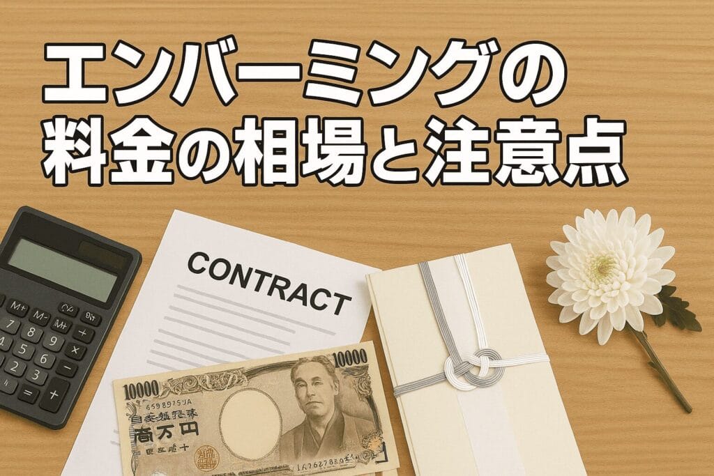 エンバーミングの料金の相場と注意点