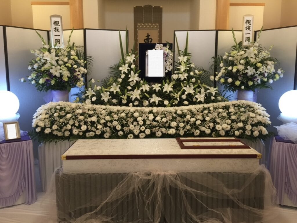 西宮市の葬儀例、積翠寺別院家族葬