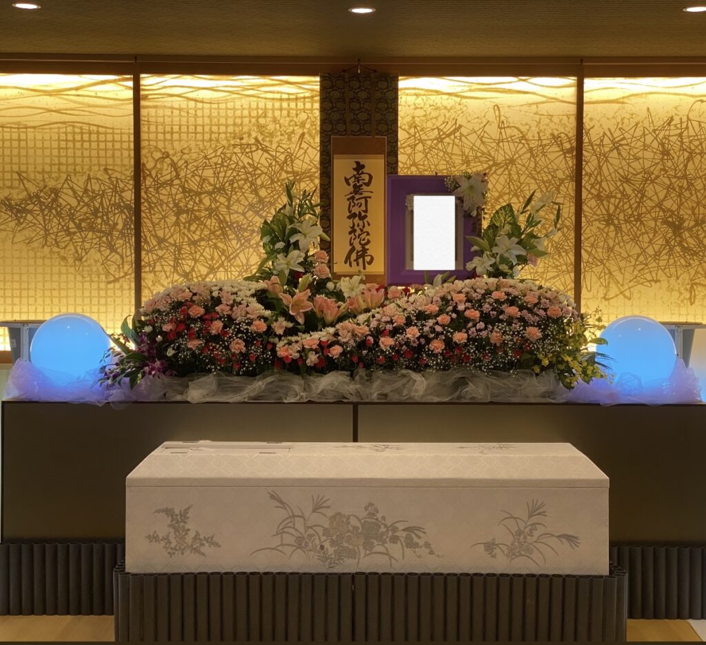 西宮市聖天寺会館での家族葬