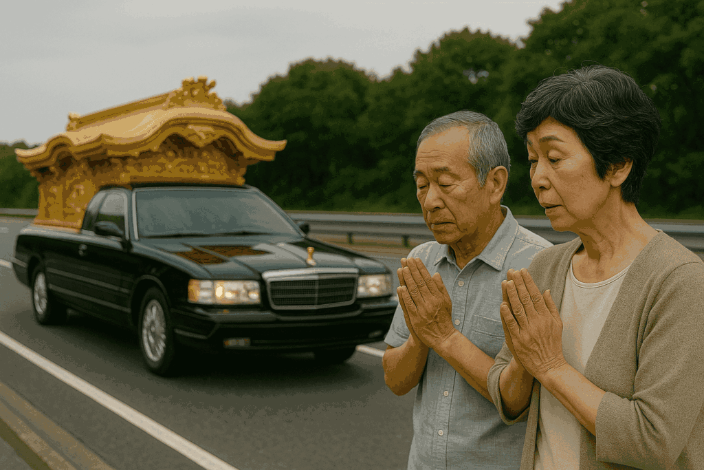 霊柩車を見たら縁起が良いと言われる訳