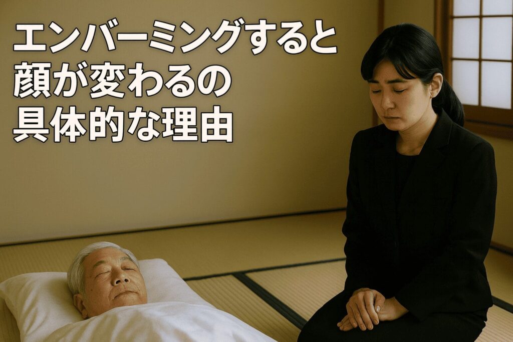 エンバーミング で顔が変わる？の具体的な理由