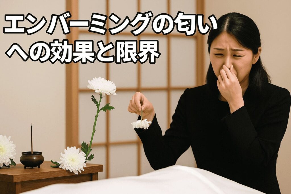 エンバーミングの匂いへの効果と限界