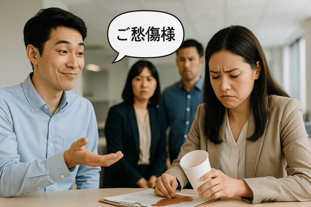 ご愁傷様はむかつく・失礼と受け取られる場面がある