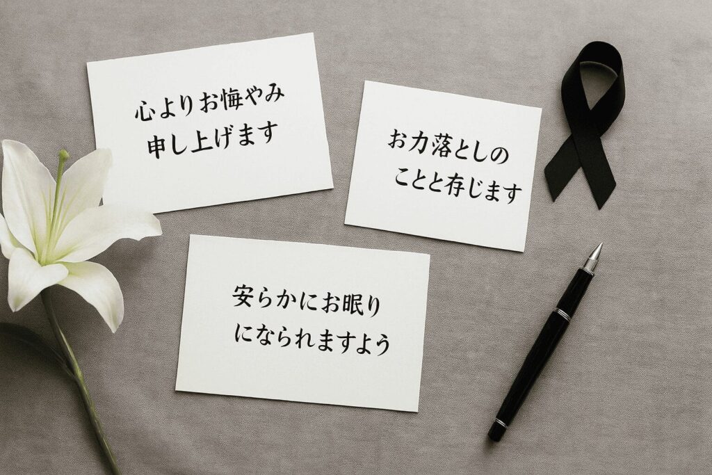 「ご愁傷様です」 言い換えの適切表現