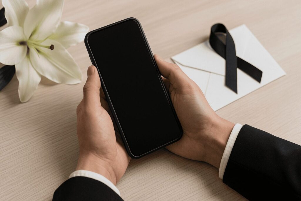 「ご愁傷様です」をメールを友人に送る場合の使い方