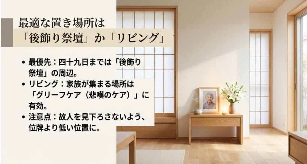仏壇がない家での最適な置き場所