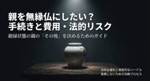 親を無縁仏にしたい