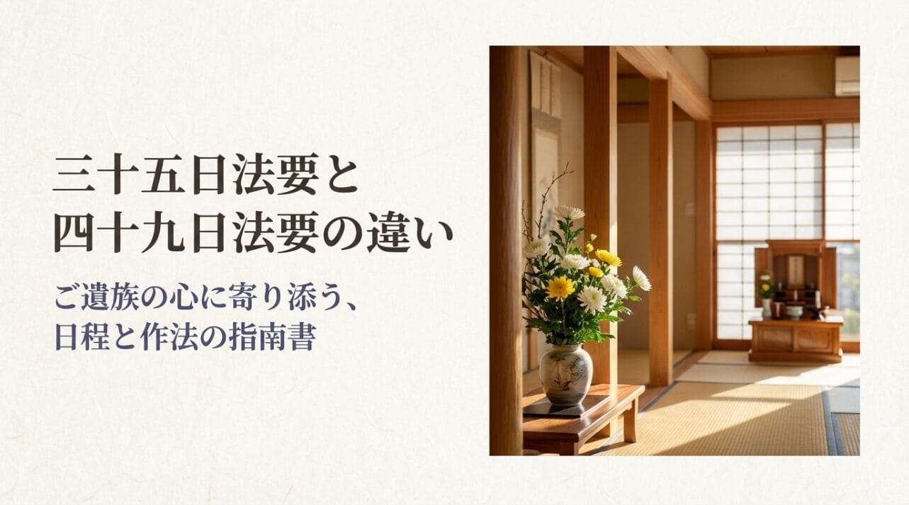 35日法要と49日法要の違い