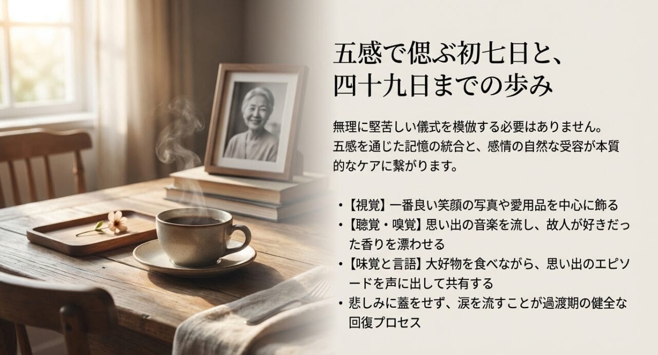 四十九日までの過ごし方と心の整理