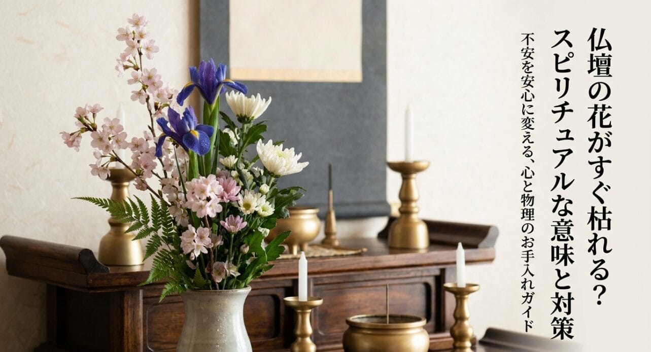 仏壇の花がすぐ枯れるのはスピリチュアル