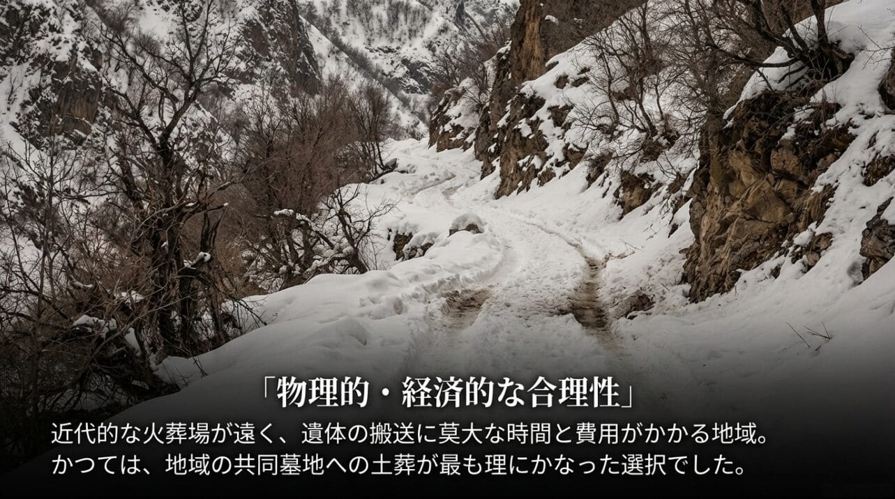 宗教的背景と土葬が残る地域の特性