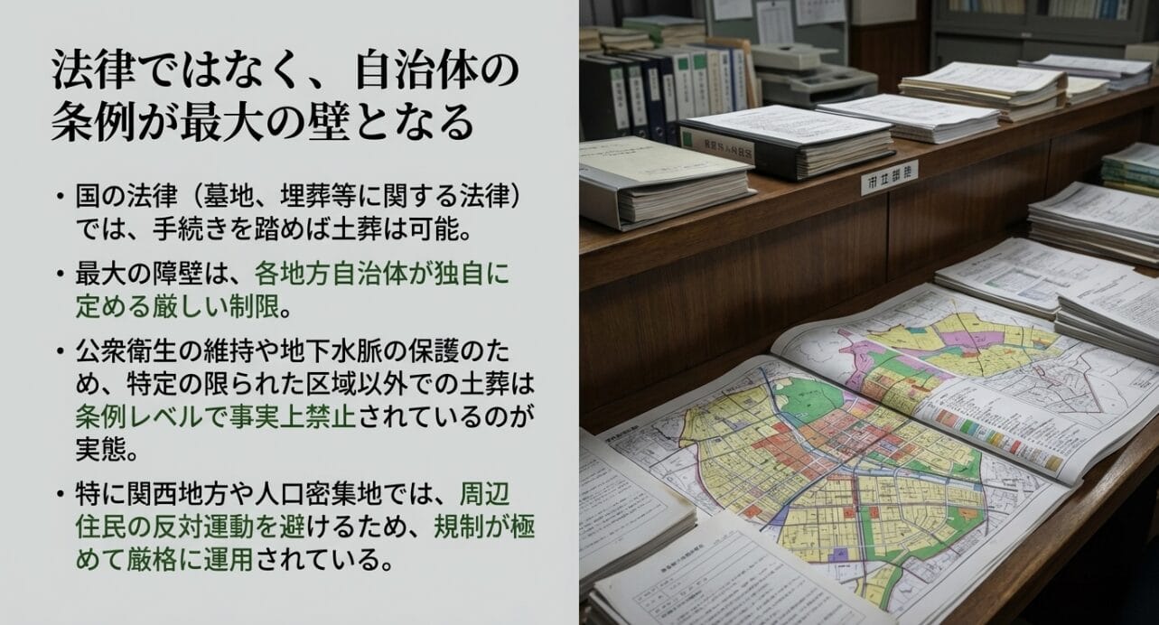 兵庫県など関西の土葬規制の実態
