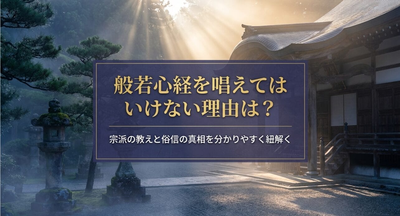 般若心経を唱えてはいけない理由